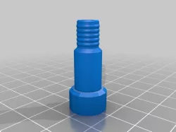 Presta to Schrader valve adapter to pump racing bicycles up to 10 bars (148 psi).