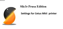 Prusa Slic3r config for TierTime Cetus mkII