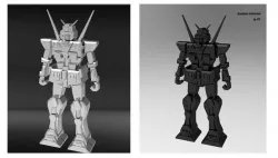 Robot Gundam Miniature Toy