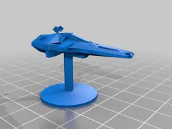 Scorpio (Blakes 7) scaled for Firefly / Tabletop gaming