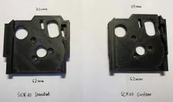 SCX10 Front Motor Mount between the shock towers