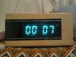 Soviet electronic clock "Electronica 6" replica