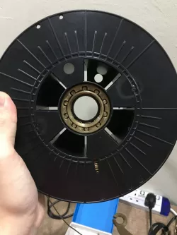 Spool holder bearing