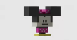 Square Minnie Mouse