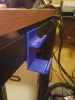Square Tube Desk Frame Clip-on Headphone Holder
