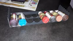 Stackable army painter paint rack
