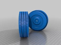 Treaded Wheel and how I made it Please watch and subscribe https://youtu.be/L6QWaFK7Wuc