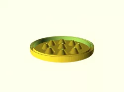 Tub lid fruit fly trap