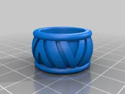 Wide band pattern ring