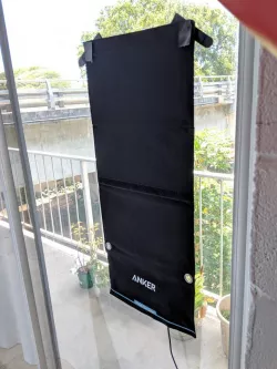 Window hooks for ANKER solar panel