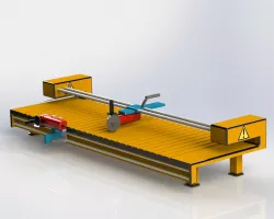 Accurate Straight Cutting Machine X and Y Axis