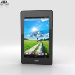 Acer Iconia One 7 B1-730 Black 3D model