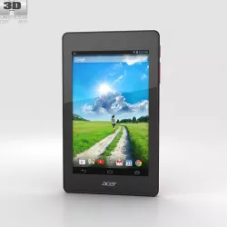  Acer Iconia One 7 B1-730 Red 3D model