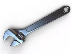 Adjustable Wrench Free 3D model