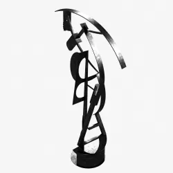 Alex Corno Dancing Star abstract metal sculpture 3D model