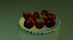Apple 3D model