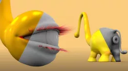 Ass and eyes 3D model