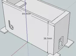 badBrick - Parallax Continuous Rotation Servo Brick Top Mount.