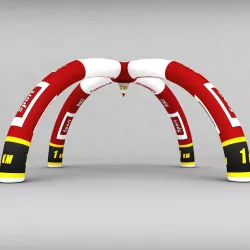 Banner commercial road bike low poly Low-poly  3D model