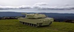 Battle tank M1A1 Abrams 