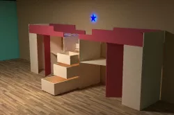 Bed-table 3D model