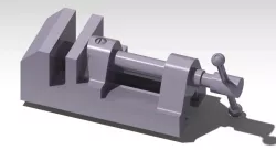 Bench vice assembly