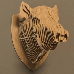 Boar head 3D model