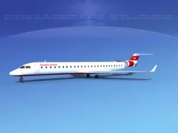 Bombardier CRJ1000 Richards Aviation 3D model