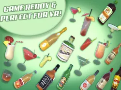 Booze Heaven Pack Low-poly  3D model