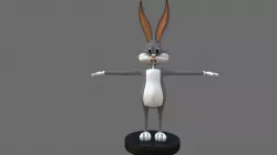Bugs Bunny Low-poly  3D model