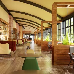Cafe Interior 010 3D model