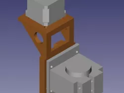 Carro Z para Cyclone CNC mill intended for PCB