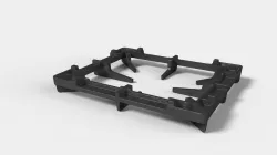 Cast iron grate