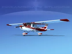 Cessna 150 Aerobat V01 3D model