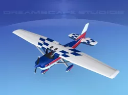 Cessna 150 Aerobat V03 3D model