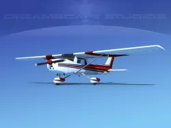 Cessna 150 Aerobat V04 3D model