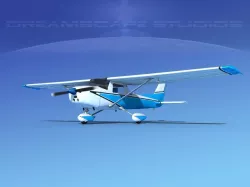 Cessna 150 Aerobat V09 3D model