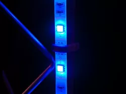 Clip for mounting Velleman flexible LED strip on DecoTruss trusses