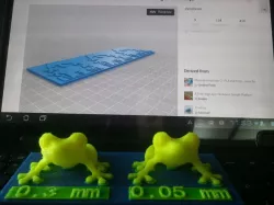 Customizable, parametric, frog display stand for single or multiple frogs (up to five)