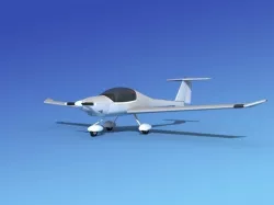 Daimond DA-20 Katana Bare Metal 3D model