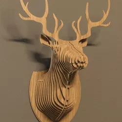 Deer head 3D model