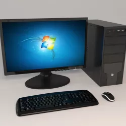 Desktop PC 3D model