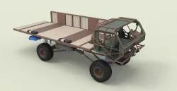 Diecast model of Mongo Heist Truck from Fast and Furious  3D model