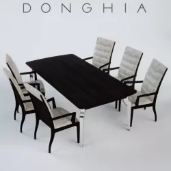Donghia Dinning group 3D model
