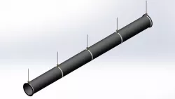 Duct system 3D model