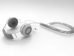 Earphones 3D model