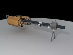 Fantasies cross-bow Low-poly  3D model