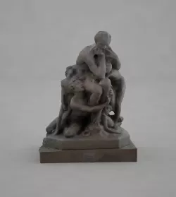 father child statue 3D model