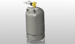 gasflasche 5kg grill camping gas bottle 3d models 【 STLFinder