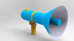 handle loud speaker